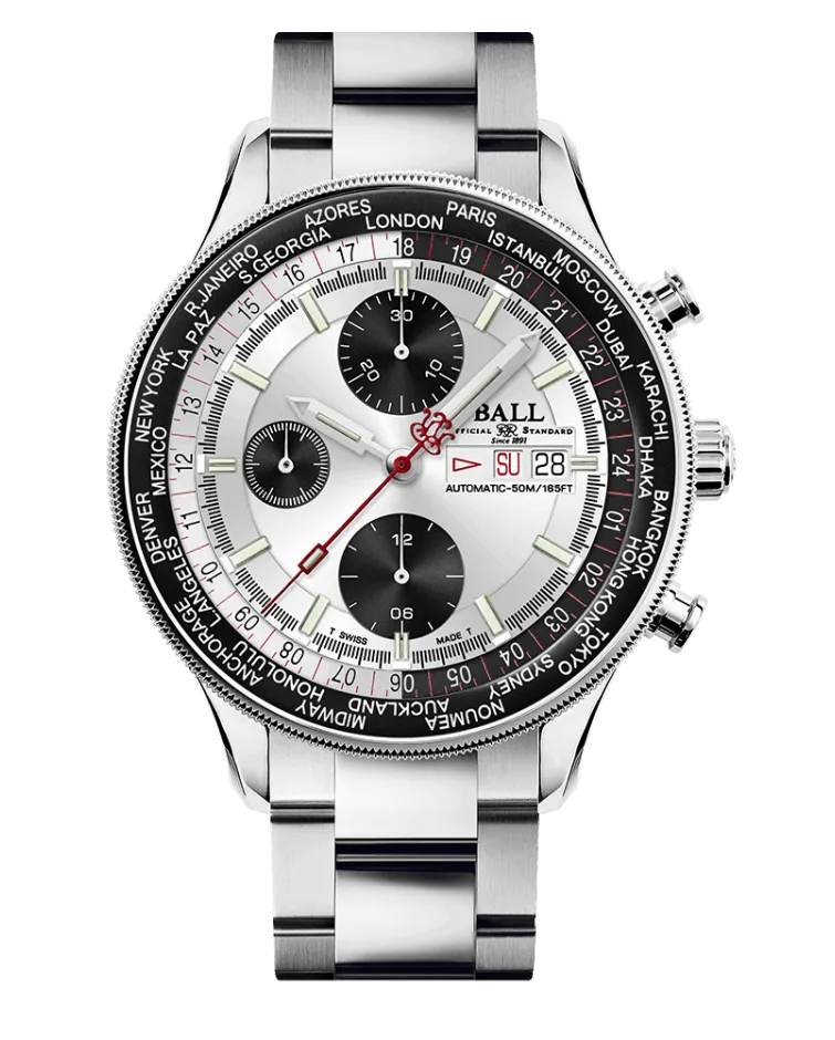 BALL Engineer II Navigator World Time Chronograph (44mm) CM3388D-S1-IBEBE