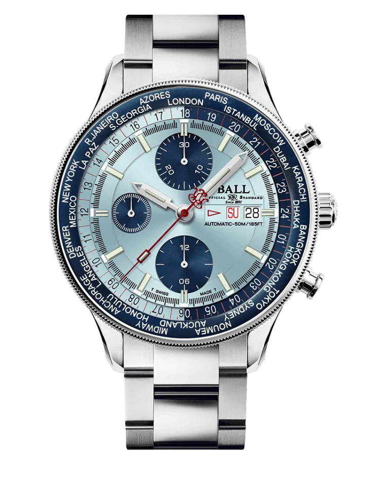 BALL Engineer II Navigator World Time Chronograph (44mm) CM3388D-S1-IBEBE