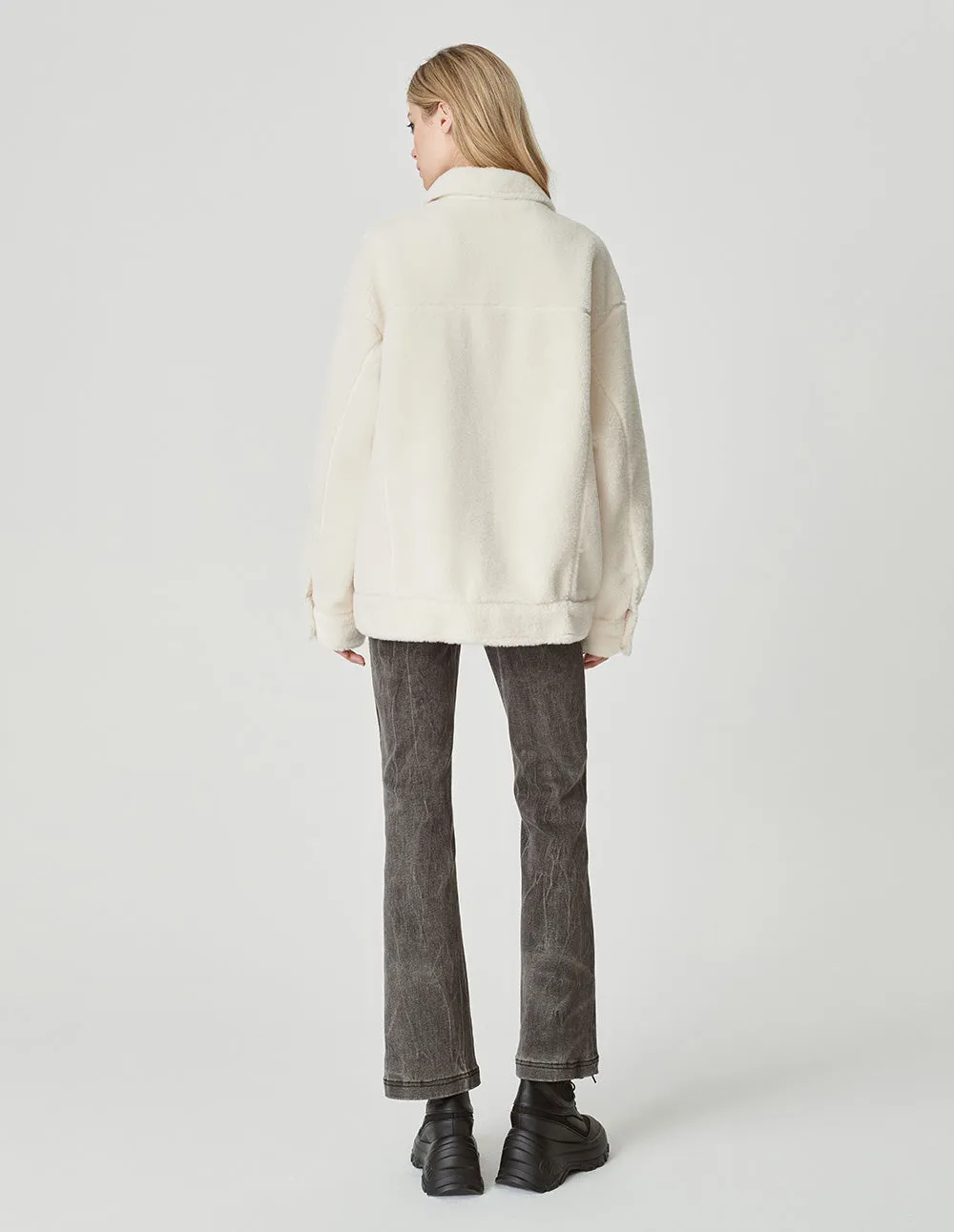 Couple Style Eco-Friendly Fur Bomber Jacket