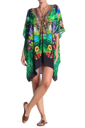 Designer Printed Short Kaftan Short