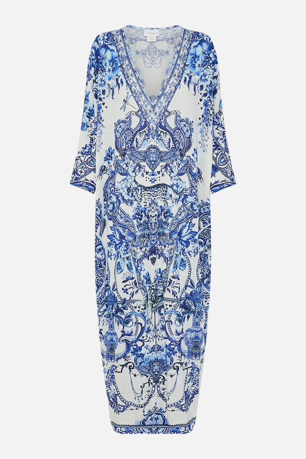 JERSEY V NECK BATWING KAFTAN GLAZE AND GRAZE