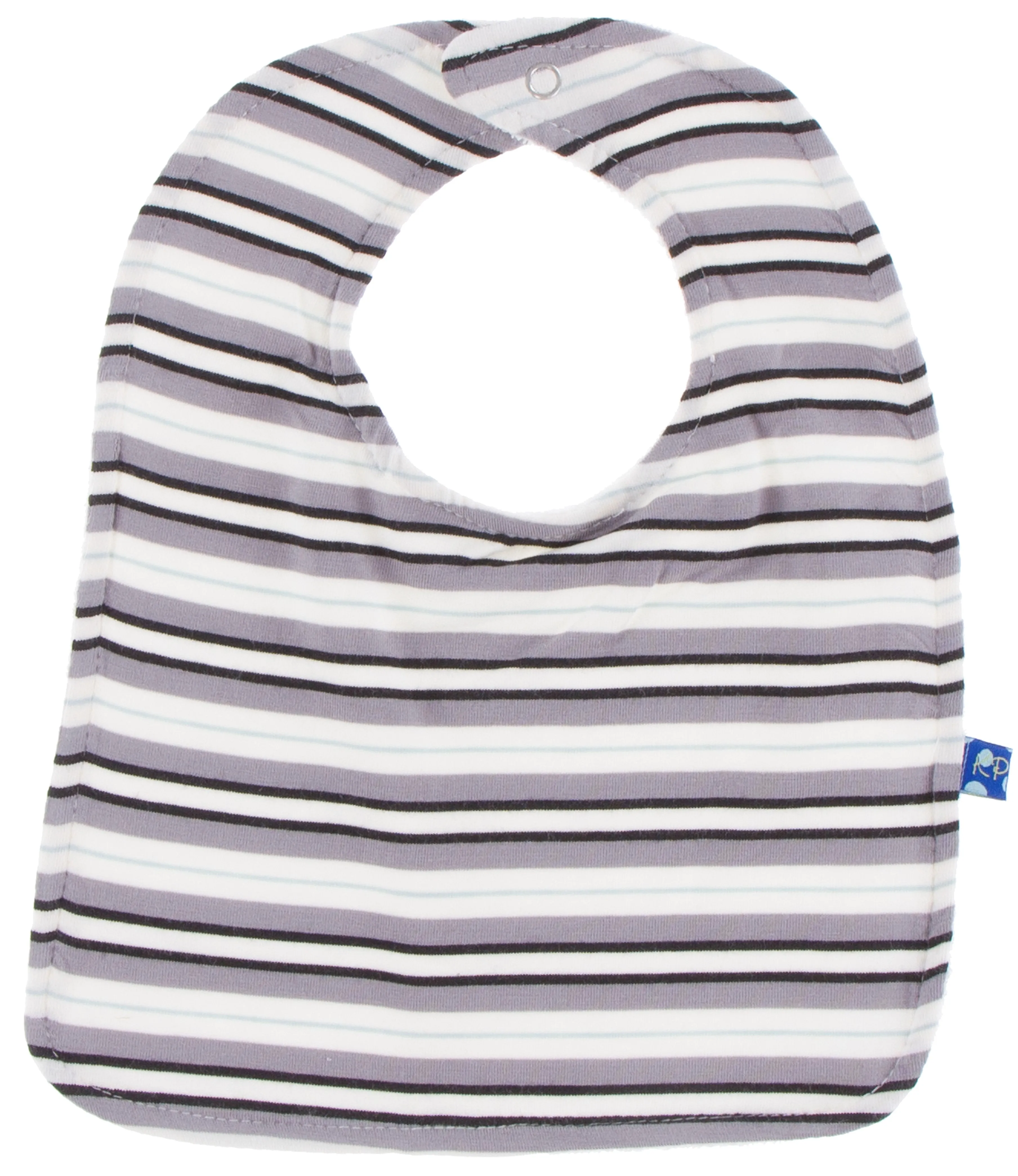 KicKee Pants Bib Set-Natural Indian Elephant/India Pure Stripe/Zebra Tiger