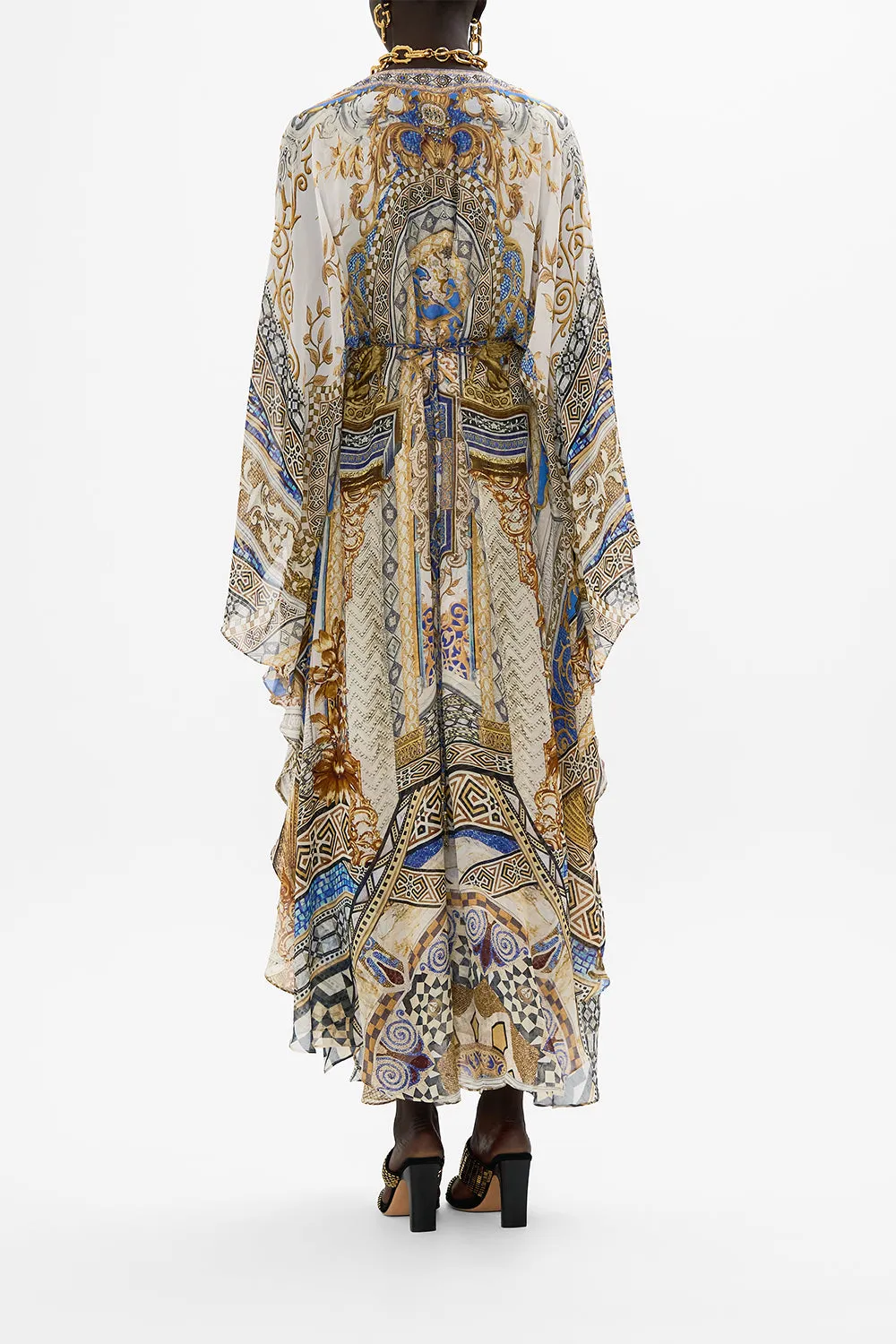 LONG KAFTAN WITH WAIST DETAIL MAKE ME YOUR MOSAIC
