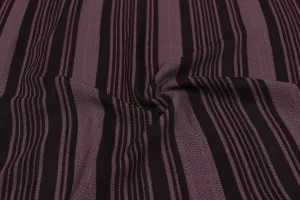 Mauve & Brown Printed Georgette Fabric