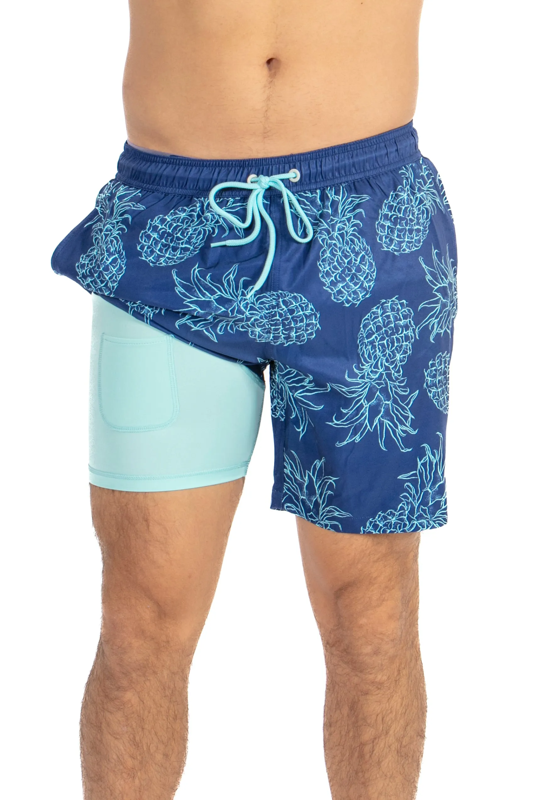 Pineapple Dream - 17" Compression Shorts