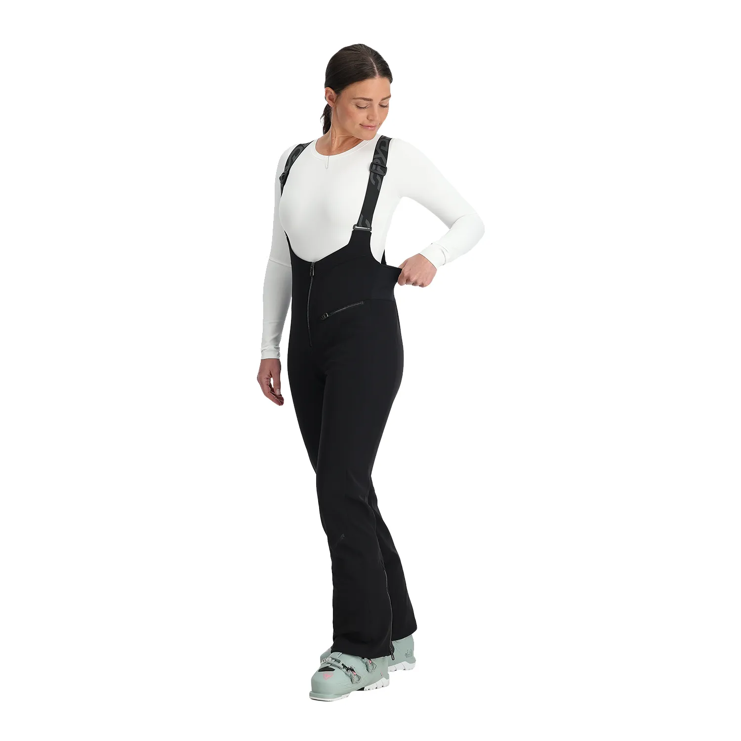 Spyder Women's Strutt Bib Softshell Pant 2025 Black
