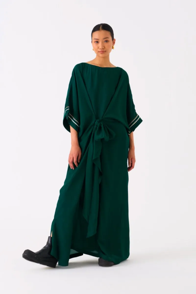 Tie Kaftan Forest Green