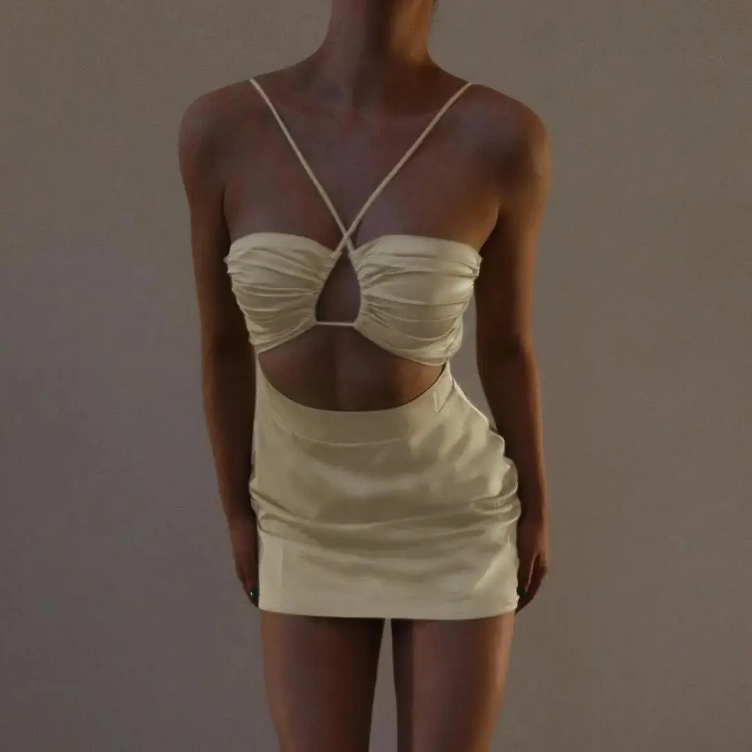 Women's Sling Wrap Top with Open Back